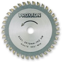 Proxxon 28732 Circular saw blade tungsten carbide tipped, � 80 x 1.6 x 10 mm, 36 teeth NO 28 732
