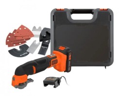 Black & Decker BDCOS18 18v Cordless Oscillating Multi Tool + 1 x 2.0Ah & KitBox