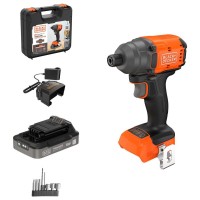 Black & Decker BLIM78E1K 18V Cordless Brushless Impact Driver 1 x 2.5Ah