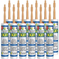 C-TEC CT1 Oak Sealant & Construction Adhesive Box Of 12 Tubes