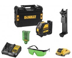 DeWalt Reconditioned DCE0811D1G 10.8 Volt Li-Ion Cross Line Green Laser 720 1 x 2.0Ah Battery in Kitbox