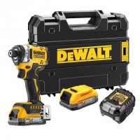 DeWalt DCF860E2T XR 18V Impact Driver Kit 2 x 1.7Ah Powerstack - DCF860E2T