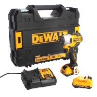 DeWalt Reconditioned DCF902D2-GB 12V 2 x 2Ah XR Sub Compact 3/8\" Impact Wrench & TSTAK Case