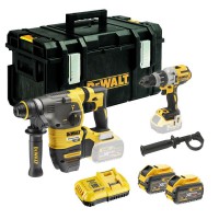 Dewalt Recon DCK2033X2 Flexvolt 54v/18v Twinpack SDS & Combi 2x9Ah Batteries