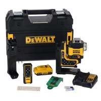 DEWALT Reconditioned DCLE34035D1 3x360 Remote Control Green Laser 18V 1 x 2.0Ah Li-ion
