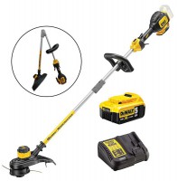 DeWalt DCMST561P1Q-GB Reconditioned18V XR Lithium Ion Brushless String Trimmer 5Ah Battery