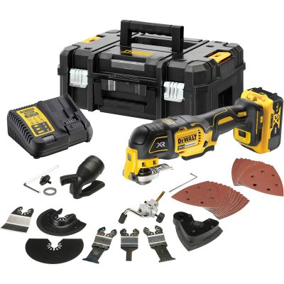 Dewalt Dcs356p1q-gb Reconditioned 18v Xr Oscillating Multi-tool 3sp Kitted  DCS356P1Q-GB from Power Tool Centre