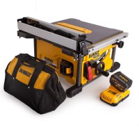 DeWalt Reconditioned DCS7485T2 54 Volt Li-Ion FlexVolt Cordless Brushless 210mm Table Saw 2 x 6.0Ah Batteries