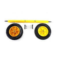 2 X De7400 wheels with Axle and screws