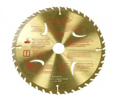 DartWood DES2353040 Gold ATB Wood Saw Blade 235Dmm x 30B x 40TPI
