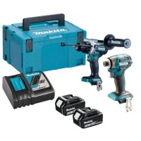Makita DLX2516TJ Brushless LXT Combo Kit Twin Pack 2 x 5Ah