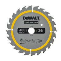 DeWalt 165mm x 20mm 24T Construction Circular Saw Blade - DT1949-QZ