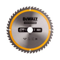 DeWalt DT1957 TCT Construction Circular Saw Blade 250mm x 30mm 48 Teeth