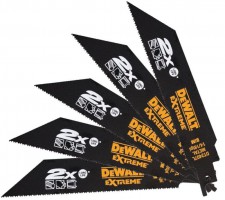 DeWalt DT2407L 2X Life Reciprocating Metal Saw Blades 152mm 14/18 TPI (5)