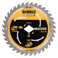 DeWalt 190mm Diamond Bore 36T Extreme Runtime Circular Saw Blade to suit DCS577 - DT40271-QZ