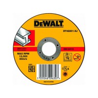DeWalt DT42210 Single Metal Cutting Angle Grinder Disc 115mm x 3mm x 22.2mm DPC