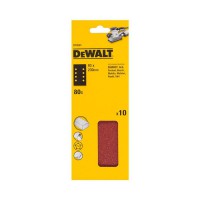 Dewalt DT8591 THIRD SHEET, 93mm X 230mm, GRIT SIZE 80, PACK QTY 10