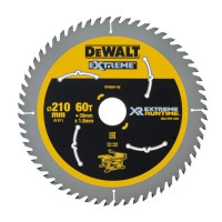 DeWalt 210mm x 30mm 60T Xtreme Runtime Circular Saw Blade to suit DCS7485 - DT99567-QZ
