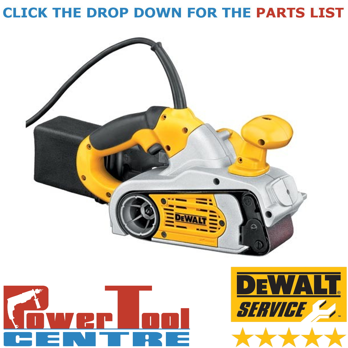 Buy DeWalt Genuine Spare Parts DW432 Belt Sander - Type 1 Online in  Indonesia. 132996094544