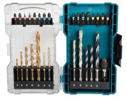 Makita E-07054 29 Pcs Black Colour Coded Drill Bit Screwdriver Set Wood Metal