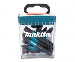 Makita E-12413 PZ2 Impact Black Screw Bits PZ2-50mm (10 Pieces)