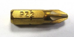 Irwin PZ2 x 25mm Titanium Coated Screwdriver Bit - LOOSE