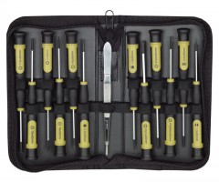 Proxxon 22720 MICRO-DRIVER screwdriver set in zipper case (13-piece)