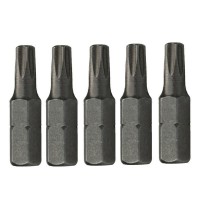 Makita P-48088 Steel Screwdriver Torx Star Bits 25mm T15 1/4\" Hex 5 Pack