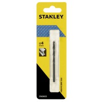 Stanley STA50035 Drill Bit, HSS-R   Ø4mm Flute Length: 43 Overall Length: 75