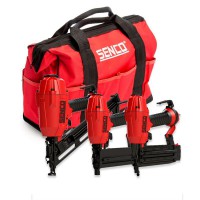 Senco 10S2001N 3pc Pneumatic Air Nailer & Stapler Kit in Carry Bag - SEN10S2001N