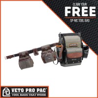 Veto Pro Pac BUILDERS BELT with Promotional SPMC Tool Bag