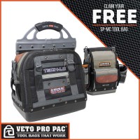 Veto Pro Pac TECHLC Top Hand Carry Bag with Promotional SPMC Tool Bag