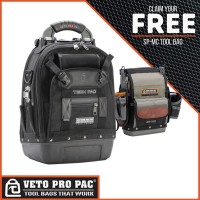 Veto Pro Pac TECH PAC BLACKOUT Backpack with Promotional SPMC Tool Bag