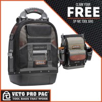 VPP TECHPAC LT Laptop Backpack with Promotional SP-MC Tool Bag