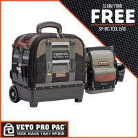 Veto Pro Pac TECH XL WHEELER Bag with Promotional SPMC Tool Bag