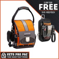 Veto Pro Pac TP XL High Visibility Orange Tool Pouch with Promotional SC45 Tool Pouch