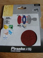 Black & Decker X32162 125mm Random Orbit Sanding Disc 125mm Mixed Grit (3pc)