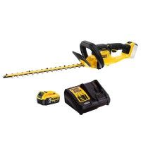 DeWalt Reconditioned DCMHT563P1 XR 55cm Hedge Trimmer 18V + 1 x 5.0Ah & Charger