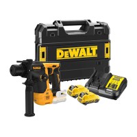 DeWalt Reconditioned DCH072N XR Brushless Compact 16mm SDS-Plus Hammer 12V + 2 x 5.0Ah & TSTAK Case