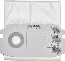 Festool 498411 SC FIS-CT MIDI/5 Self Clean Filter Bag CTL Midi (Single)