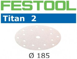Festool 492744 Sanding discs STF D185/16 P80 TI2/50