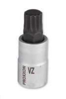Proxxon 23325 1/2\" Socket bit for XZN Multi-Toothed Screws VZ 12, 55 mm length NO 23 325