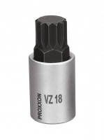 Proxxon 23329 1/2\"-Spline Socket bit VZ 18, 55 mm length NO 23 329