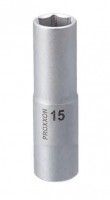 Proxxon 23360 1/2\" Deep Socket, 15 mm NO 23 360