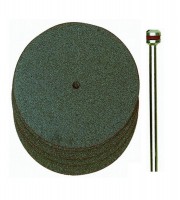 Proxxon 28820 Corundum cutting discs � 38 mm, 5 pcs. + arbor NO 28 820