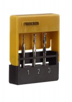 Proxxon 27116 Milling cutters, 1 - 2 - 3 mm (3-piece) NO 27 116